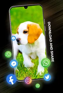 Puppies Wallpapers in 4K screenshot 2