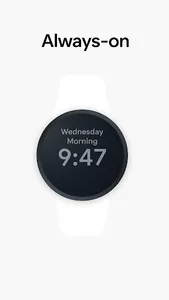 Digital Day Clock Watch Face screenshot 1