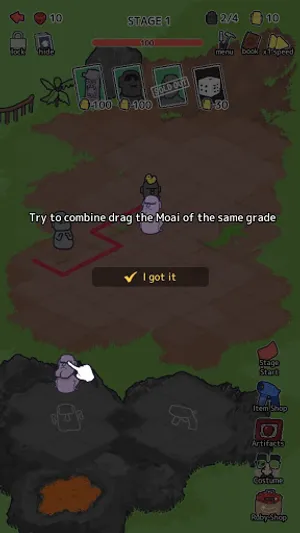 Random Moai Defense screenshot 0