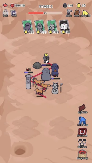 Random Moai Defense screenshot 3