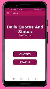 Daily Quotes And Status - Moti screenshot 1