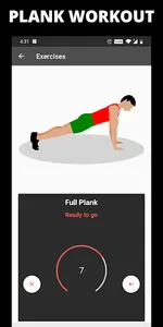 Plank Workout Full screenshot 1