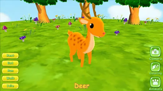 Animal Coloring 3D - AR screenshot 0