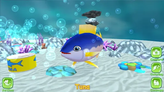 Aquarium Coloring 3D - AR screenshot 2