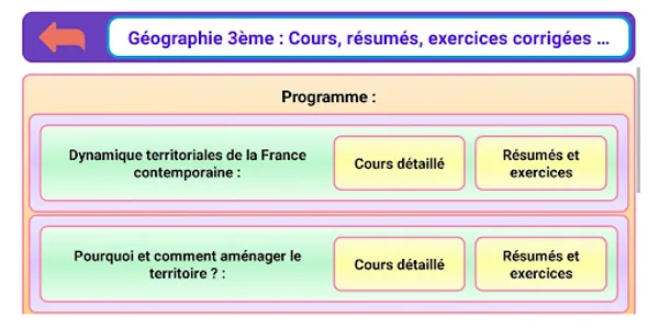 Géographie 3ème screenshot 9