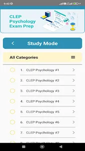 CLEP Psychology Exam Prep screenshot 1