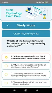 CLEP Psychology Exam Prep screenshot 2