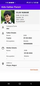 Kids Caliber Parent screenshot 1