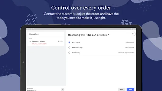 DoorDash Order Manager screenshot 1