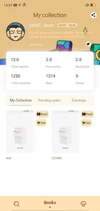 dBookMarket(testnet) screenshot 17