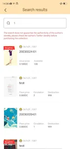 dBookMarket(testnet) screenshot 2