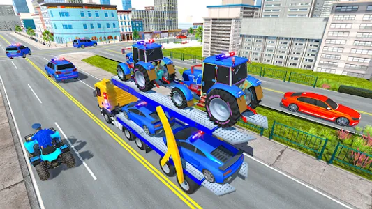 Police Truck Parking Games 3D screenshot 1