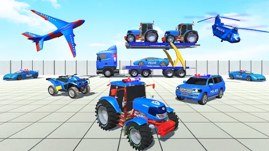 Police Truck Parking Games 3D screenshot 3