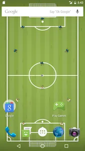 Football Match Live Wallpaper screenshot 0