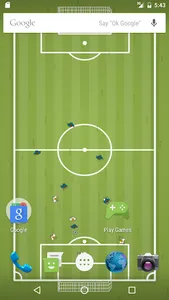 Football Match Live Wallpaper screenshot 1