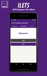 IELTS Flashcard 1100+ Words screenshot 1
