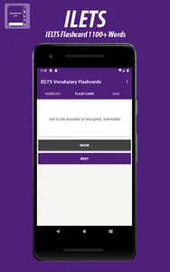 IELTS Flashcard 1100+ Words screenshot 2