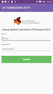 UF Admission 2019 screenshot 1