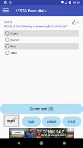 IFSTA Essentials Qbank screenshot 2