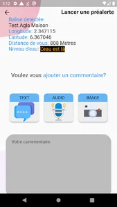 Pré Alerte Inondation screenshot 1