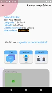 Pré Alerte Inondation screenshot 2