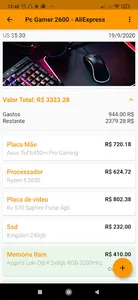 PC Builders - Agenda de Preços screenshot 2
