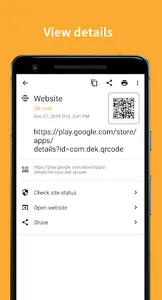 My QR code Reader screenshot 2