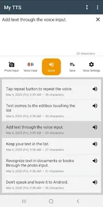 My TTS: Text-to-Speech screenshot 3