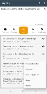 My TTS: Text-to-Speech screenshot 5