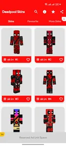 Deadpool Skins for MCPE screenshot 0