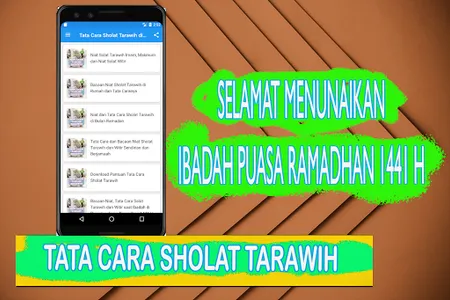 Tata Cara Sholat Tarawih di Ru screenshot 0