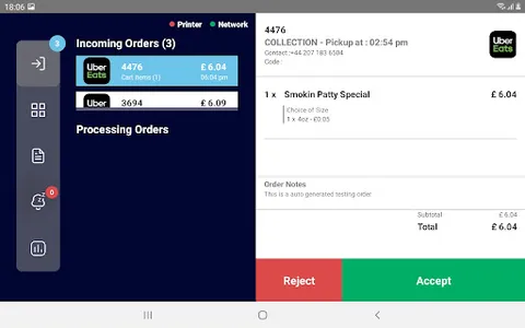 Delivergate screenshot 2
