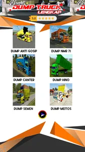 Bussid Dump Truck Lengkap screenshot 1