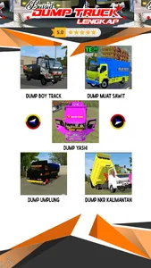 Bussid Dump Truck Lengkap screenshot 6