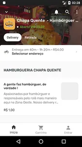 Chapa Quente Hamburgueria screenshot 0