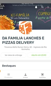 DA FAMILIA LANCHES E PIZZAS DE screenshot 0