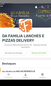 DA FAMILIA LANCHES E PIZZAS DE screenshot 1