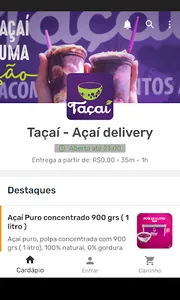 Taçaí - Açaí delivery screenshot 0