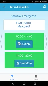 DeltaCall Turni screenshot 3