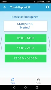 DeltaCall Turni screenshot 4