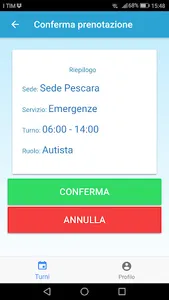 DeltaCall Turni screenshot 6