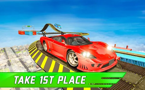 Racing Car Stunts: Crazy Track screenshot 0