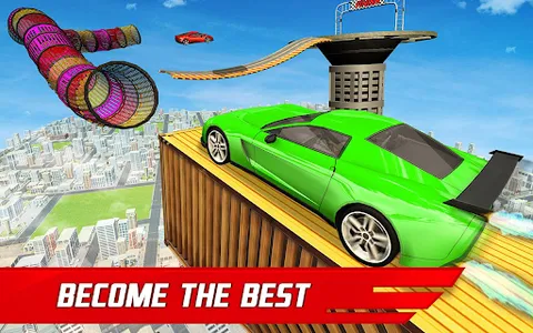 Racing Car Stunts: Crazy Track screenshot 2