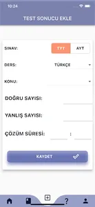 Deneyim YKS Takip screenshot 12