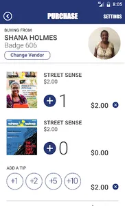 Street Sense Media Vendor Paym screenshot 2