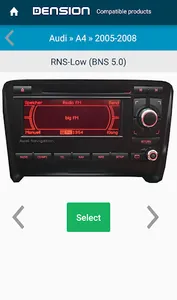 Dension Compatibility Guide screenshot 2