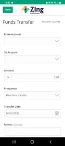 Zing Credit Union Mobile App screenshot 14