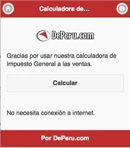 Calculadora de IGV screenshot 0