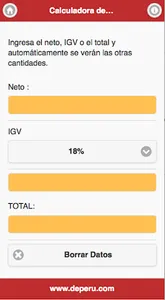 Calculadora de IGV screenshot 1