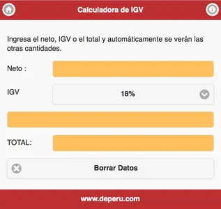 Calculadora de IGV screenshot 4